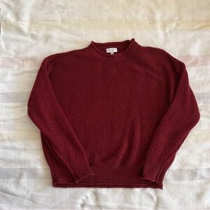 Jessica Simpson Womens burgundy long sleeve‎ sweater size XXL